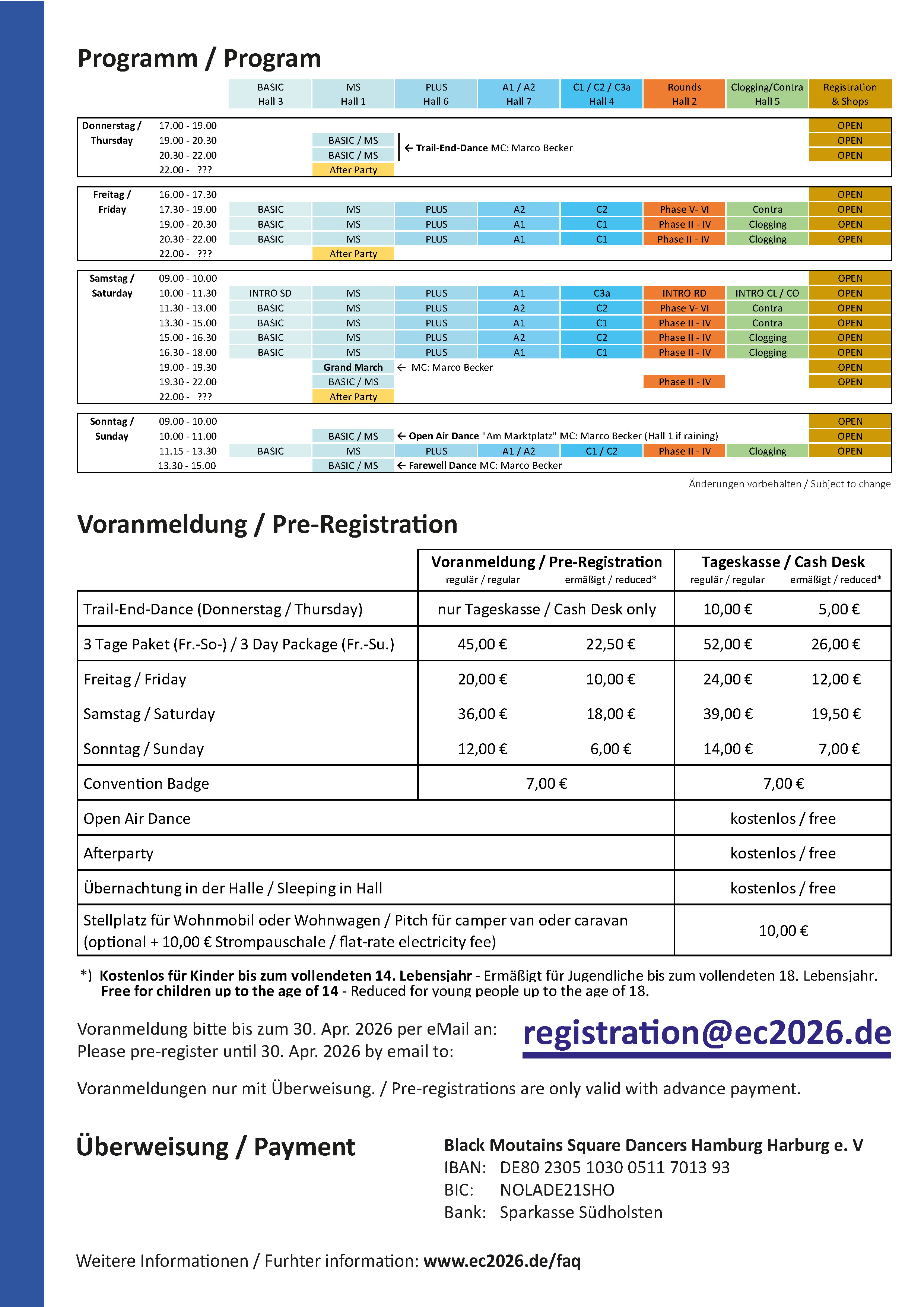 European Square Dance and Round Dance Convention 2026